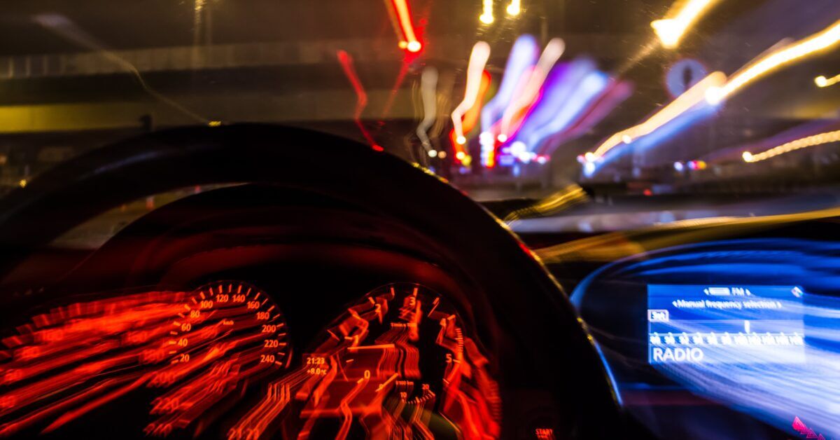 Impaired driving at night