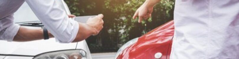 Take photos after a car accident