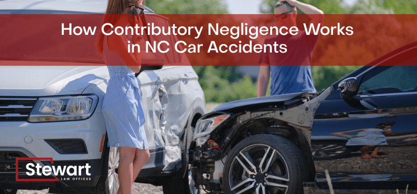 man and women in a T-bone accident blaming one another