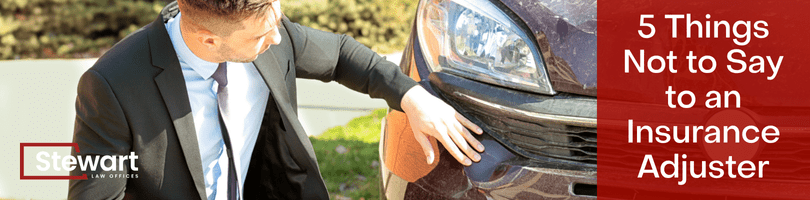 branded image with background of insurance adjuster assessing damage to a car