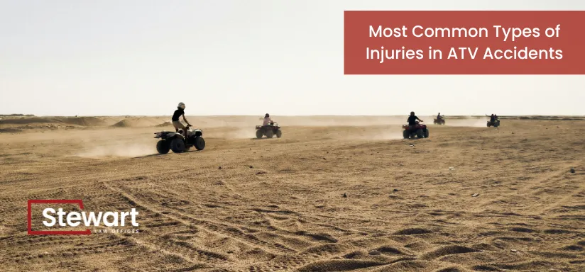 most common atv injuries